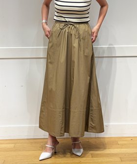 【バナナリパブリック ファクトリーストア/BANANA REPUBLIC FACTORY STORE】の日本限定 ドローストリング Aライン マキシスカート 大人の最旬トレンドファッション＆コーディネート founy(ファウニー) ファッション Fashion レディースファッション Fashion for Women スカート Skirts ドローコード Drawcord, Drawstring Cord ドローストリング Drawstring, Pull Cord フォルム Silhouette, Form マキシ Maxi, Full Length |ID:prp329100004979997