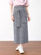 【ヴァン/Vin】のノットデザインチェックペンシルスカート 大人の最旬トレンドファッション＆コーディネート founy(ファウニー) ファッション Fashion レディースファッション Fashion for Women スカート Skirts サマー Summer, Summer Style シャーリング Shirring, Ruched シンプル Simple, Minimal チェック Check, Plaid, Tartan ペンシル Pencil, Pencil Skirt エレガント 上品 Elegant thumbnail シロクロ|ID: prp329100004980014 ipo3291000000037316190