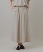 【ラコレ/LAKOLE】の接触冷感 カットドロストスカート2 大人の最旬トレンドファッション＆コーディネート founy(ファウニー) ファッション Fashion レディースファッション Fashion for Women スカート Skirts おすすめ Recommended / Our Picks ストレッチ Stretch, Stretchy Fabric スピンドル Spindle, Drawcord セットアップ Set-Up, Coordinated Outfit バランス Balance, Style Balance フレア Flare, Flared thumbnail グレージュ|ID: prp329100004980023 ipo3291000000037316218