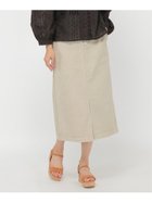 【エルビーシー/LBC】の【セットアップ着用可能】LBC Iラインスカート ベージュ|ID: prp329100004980024 ipo3291000000037316227