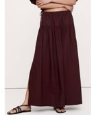 【バナナ リパブリック/BANANA REPUBLIC】のティアード コットンポプリン マキシスカート RADICCHIO_BURGUNDY|ID: prp329100004980037 ipo3291000000037316276