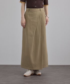 【サロン アダム エ ロペ/SALON adam et rope'】のドライコットンタックスカート 大人の最旬トレンドファッション＆コーディネート founy(ファウニー) ファッション Fashion レディースファッション Fashion for Women スカート Skirts カットソー Cut and Sewn Top コンパクト Compact, Small Size ツイル Twist, Twisted Detail バランス Balance, Style Balance フロント Front, Front Design ポケット Pocket, Pocket Detail マキシ Maxi, Full Length おすすめ Recommended / Our Picks |ID:prp329100004980047