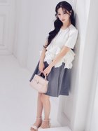 【セルフォード/CELFORD】のホールガーメントミニニットスカート 大人の最旬トレンドファッション＆コーディネート founy(ファウニー) ファッション Fashion レディースファッション Fashion for Women スカート Skirts おすすめ Recommended / Our Picks ストレート Straight, Straight Cut スマート Smart, Elegant トレンド Trend, Trending Now バランス Balance, Style Balance フォルム Silhouette, Form フレア Flare, Flared ホールガーメント WholeGarment, Seamless Knit エレガント 上品 Elegant thumbnail GRY[006]|ID: prp329100004980065 ipo3291000000037316366