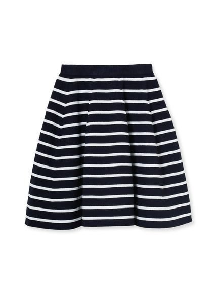 【セルフォード/CELFORD】のホールガーメントミニニットスカート インテリア・キッズ・メンズ・レディースファッション・服の通販 founy(ファウニー) 　ファッション　Fashion　レディースファッション　Fashion for Women　スカート　Skirts　おすすめ　Recommended / Our Picks　ストレート　Straight, Straight Cut　スマート　Smart, Elegant　トレンド　Trend, Trending Now　バランス　Balance, Style Balance　フォルム　Silhouette, Form　フレア　Flare, Flared　ホールガーメント　WholeGarment, Seamless Knit　エレガント 上品　Elegant　BORDER[933]|ID: prp329100004980065 ipo3291000000037316369