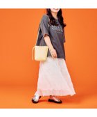【グローバルワーク/GLOBAL WORK】のしゅりプロデュース/ロゴT チュールスカートセット/498317 大人の最旬トレンドファッション＆コーディネート founy(ファウニー) ファッション Fashion レディースファッション Fashion for Women スカート Skirts ウェーブ Wavy Pattern ヴィンテージ Vintage Style サンダル Sandals, Summer Shoes スリット Slit, Slit Detail トレンド Trend, Trending Now フェミニン Feminine, Girly プリーツ Pleats, Pleated ペチコート Petticoat, Underskirt ポインテッド Pointed Toe, Sharp Toe ワーク Workwear, Utility Style thumbnail チャコール*アイボリー18|ID: prp329100004980068 ipo3291000000037316379