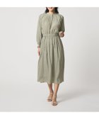 【ユナイテッドアローズ/UNITED ARROWS】のギャザー ワンピース -ウォッシャブル- A DAY IN THE LIFE 大人の最旬トレンドファッション＆コーディネート founy(ファウニー) ファッション Fashion レディースファッション Fashion for Women ワンピース Dresses ウォッシャブル Machine Washable ヴィンテージ Vintage Style 春 Spring カットソー Cut and Sewn Top カーディガン Cardigan, Knitwear ギャザー Gathered, Ruffled シャーリング Shirring, Ruched スタンド Stand Collar, Upright Stand ストライプ Stripe, Striped Pattern メタル Metal, Metal Parts ロング Long, Long-Length アウトレット Outlet / Clearance おすすめ Recommended / Our Picks エレガント 上品 Elegant ビジネス 仕事 通勤 Business / Work / Commuting thumbnail LIME|ID: prp329100004980077 ipo3291000000037316419