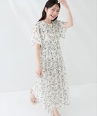 【ナチュラルクチュール/natural couture】の変形シャーリングフレンチスリーブワンピース 大人の最旬トレンドファッション＆コーディネート founy(ファウニー) ファッション Fashion レディースファッション Fashion for Women ワンピース Dresses カーディガン Cardigan, Knitwear コンパクト Compact, Small Size シャーリング Shirring, Ruched シューズ Shoes, Footwear ジャケット Jacket, Outerwear フラット Flat, Flat Shoes フレア Flare, Flared ポケット Pocket, Pocket Detail ロング Long, Long-Length 再入荷 Restock / Back in Stock エレガント 上品 Elegant 2026年 2026 2026春夏・S/S Spring/Summer 2026 SS26 thumbnail ホワイト系その他|ID: prp329100004980083 ipo3291000000037316449