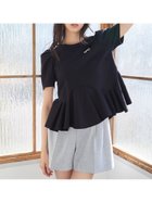 【セルフォード/CELFORD】の【洗える】アシンメトリーカットトップス 大人の最旬トレンドファッション＆コーディネート founy(ファウニー) ファッション Fashion レディースファッション Fashion for Women トップス・カットソー Cut & Sew Tops おすすめ Recommended / Our Picks ウェーブ Wavy Pattern カットソー Cut and Sewn Top ストレッチ Stretch, Stretchy Fabric ストレート Straight, Straight Cut スマート Smart, Elegant プレート Plate, Dish 洗える Machine Washable thumbnail BLK[009]|ID: prp329100004980089 ipo3291000000037316489