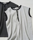 【フリークスストア/FREAK'S STORE】の限定展開 スナップボタン ヘンリー リブ フレンチ スリーブ トップス 大人の最旬トレンドファッション＆コーディネート founy(ファウニー) ファッション Fashion レディースファッション Fashion for Women トップス・カットソー Cut & Sew Tops 2026年 2026 2026春夏・S/S Spring/Summer 2026 SS26 ストレッチ Stretch, Stretchy Fabric スリーブ Sleeve, Long Sleeve / Short Sleeve トレンド Trend, Trending Now バランス Balance, Style Balance フィット Fit, Slim Fit フレンチ French, French Style 夏 Summer S/S・春夏 SS, Spring/Summer, Warm Season thumbnail グレー|ID: prp329100004980097 ipo3291000000037316535