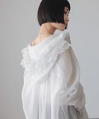 【ローリーズファーム/LOWRYS FARM】のフリルフードシャツ 大人の最旬トレンドファッション＆コーディネート founy(ファウニー) ファッション Fashion レディースファッション Fashion for Women トップス・カットソー Cut & Sew Tops シャツ・ブラウス・オフィスカジュアル Elegant Blouses & Button-Ups おすすめ Recommended / Our Picks インナー Innerwear キャミソール Camisole, Spaghetti Strap Top シアー Sheer, See-Through スウェット / スエット Sweatshirt, Sweatwear フリル Frill, Ruffle 夏 Summer thumbnail オフホワイトレース|ID: prp329100004980100 ipo3291000000037316565