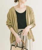 【アイテムズアーバンリサーチ/ITEMS URBAN RESEARCH】の『UVカット/洗濯可』Vネックオーバーカーディガン(楽着シリーズ) ベージュ|ID: prp329100004980101 ipo3291000000037365943