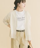 【アイテムズアーバンリサーチ/ITEMS URBAN RESEARCH】の『UVカット/洗濯可』Vネックオーバーカーディガン(楽着シリーズ) オフホワイト|ID: prp329100004980101 ipo3291000000037365944