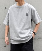 【シップス/SHIPS】の【WEB限定】SHIPS any BLAH BLAH BLAH.ワンポイント 刺繍 ルーズ Tシャツ(ユニセックス) 大人の最旬トレンドファッション＆コーディネート founy(ファウニー) ファッション Fashion レディースファッション Fashion for Women トップス・カットソー Cut & Sew Tops シャツ・ブラウス・オフィスカジュアル Elegant Blouses & Button-Ups ロングTシャツ・Tシャツ Longline T-Shirts & Tees ドロップ Drop Shoulder, Dropped Style ルーズ Loose, Oversized ワンポイント One Point, Statement Accent おすすめ Recommended / Our Picks thumbnail グレー|ID: prp329100004980102 ipo3291000000037316574
