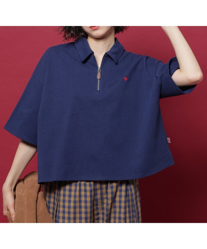 【ニコアンド/niko and】の【POLO British Country Spirit】ハーフZIPポロプルオーバー インテリア・キッズ・メンズ・レディースファッション・服の通販 founy(ファウニー) https://founy.com/ ファッション Fashion レディースファッション Fashion for Women トップス・カットソー Cut & Sew Tops カジュアルプルオーバー・ニットトップス Pullovers & Knit Tops / Casual Pullovers クラシカル Classical, Vintage-Inspired コラボ Collaboration, Collab トレンド Trend, Trending Now ハーフ Half, Half-Length ルーズ Loose, Oversized ロング Long, Long-Length ワイド Wide, Wide Fit おすすめ Recommended / Our Picks |ID: prp329100004980106 ipo3291000000037316595