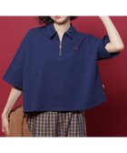 【ニコアンド/niko and】の【POLO British Country Spirit】ハーフZIPポロプルオーバー ネイビー|ID: prp329100004980106 ipo3291000000037316596