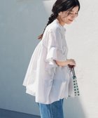 【アーバンリサーチ ドアーズ/URBAN RESEARCH DOORS】の『WEB/一部店舗限定カラー』コットンボイルピンタックフレアスリーブブラウス グレー系その他|ID: prp329100004980118 ipo3291000000037316766
