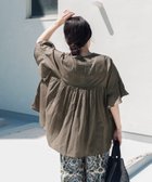 【アーバンリサーチ ドアーズ/URBAN RESEARCH DOORS】の『WEB/一部店舗限定カラー』コットンボイルピンタックフレアスリーブブラウス グリーン系その他|ID: prp329100004980118 ipo3291000000037316767
