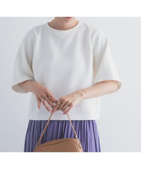 【アーバンリサーチ ドアーズ/URBAN RESEARCH DOORS】の袖ボリュームクロップドプルオーバー 大人の最旬トレンドファッション＆コーディネート founy(ファウニー) ファッション Fashion レディースファッション Fashion for Women トップス・カットソー Cut & Sew Tops カジュアルプルオーバー・ニットトップス Pullovers & Knit Tops / Casual Pullovers 2026年 2026 2026春夏・S/S Spring/Summer 2026 SS26 カットソー Cut and Sewn Top クロップド Cropped, Short Length シンプル Simple, Minimal スリーブ Sleeve, Long Sleeve / Short Sleeve トレンド Trend, Trending Now バランス Balance, Style Balance ボトム Bottoms, Lower Wear リラックス Relax, Relaxed Fit ヴィンテージ Vintage Style 夏 Summer S/S・春夏 SS, Spring/Summer, Warm Season |ID:prp329100004980131