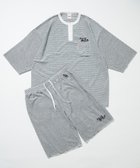 【フリークスストア/FREAK'S STORE】の別注 KANNAIGI by Healthknit/パイル/館内着/ヘルスニット 大人の最旬トレンドファッション＆コーディネート founy(ファウニー) ファッション Fashion レディースファッション Fashion for Women トップス・カットソー Cut & Sew Tops ニット Knit Tops & Sweaters ストライプ Stripe, Striped Pattern セットアップ Set-Up, Coordinated Outfit ドローコード Drawcord, Drawstring Cord 定番 Standard, Basic Item 人気 Popular, Best Seller プリント Print, Printed Pattern ボーダー Border, Stripe ポケット Pocket, Pocket Detail 別注 Limited Edition, Custom Order S/S・春夏 SS, Spring/Summer, Warm Season おすすめ Recommended / Our Picks お家時間・ステイホーム Stay Home / At Home 夏 Summer 2026年 2026 2026春夏・S/S Spring/Summer 2026 SS26 thumbnail プリント/柄|ID: prp329100004980145 ipo3291000000037317035