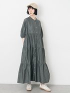 【サマンサモスモス/Samansa Mos2】の【接触冷感】ライトオンスデニムワンピース 大人の最旬トレンドファッション＆コーディネート founy(ファウニー) ファッション Fashion レディースファッション Fashion for Women ワンピース Dresses サンダル Sandals, Summer Shoes スニーカー Sneakers, Trainers thumbnail チャコールグレー|ID: prp329100004980164 ipo3291000000037317124