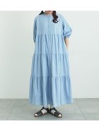 【サマンサモスモス/Samansa Mos2】の【接触冷感】ライトオンスデニムワンピース 大人の最旬トレンドファッション＆コーディネート founy(ファウニー) ファッション Fashion レディースファッション Fashion for Women ワンピース Dresses サンダル Sandals, Summer Shoes スニーカー Sneakers, Trainers thumbnail サックスブルー|ID: prp329100004980164 ipo3291000000037317126