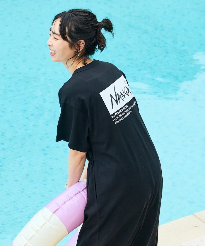 【フリークスストア/FREAK'S STORE】の別注 ウエストコード カットワンピース インテリア・キッズ・メンズ・レディースファッション・服の通販 founy(ファウニー) 　ファッション　Fashion　レディースファッション　Fashion for Women　ワンピース　Dresses　2026年　2026　2026春夏・S/S　Spring/Summer 2026 SS26　スペシャル　Special, Limited Edition　バランス　Balance, Style Balance　フロント　Front, Front Design　プリント　Print, Printed Pattern　リラックス　Relax, Relaxed Fit　ワンポイント　One Point, Statement Accent　別注　Limited Edition, Custom Order　夏　Summer　S/S・春夏　SS, Spring/Summer, Warm Season　ブラック|ID: prp329100004980171 ipo3291000000037317152