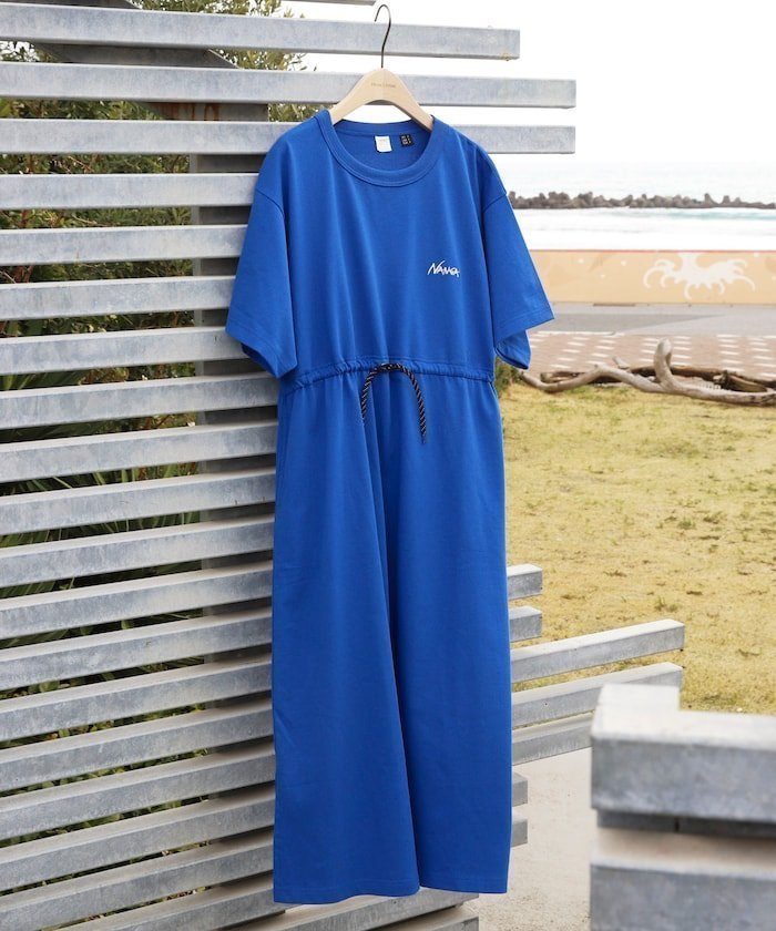 【フリークスストア/FREAK'S STORE】の別注 ウエストコード カットワンピース インテリア・キッズ・メンズ・レディースファッション・服の通販 founy(ファウニー) 　ファッション　Fashion　レディースファッション　Fashion for Women　ワンピース　Dresses　2026年　2026　2026春夏・S/S　Spring/Summer 2026 SS26　スペシャル　Special, Limited Edition　バランス　Balance, Style Balance　フロント　Front, Front Design　プリント　Print, Printed Pattern　リラックス　Relax, Relaxed Fit　ワンポイント　One Point, Statement Accent　別注　Limited Edition, Custom Order　夏　Summer　S/S・春夏　SS, Spring/Summer, Warm Season　ブルー|ID: prp329100004980171 ipo3291000000037317153