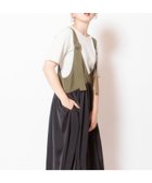 【オズモーシス/OSMOSIS】のギャザーサロペットワンピース KHAKI|ID: prp329100004980173 ipo3291000000037354359