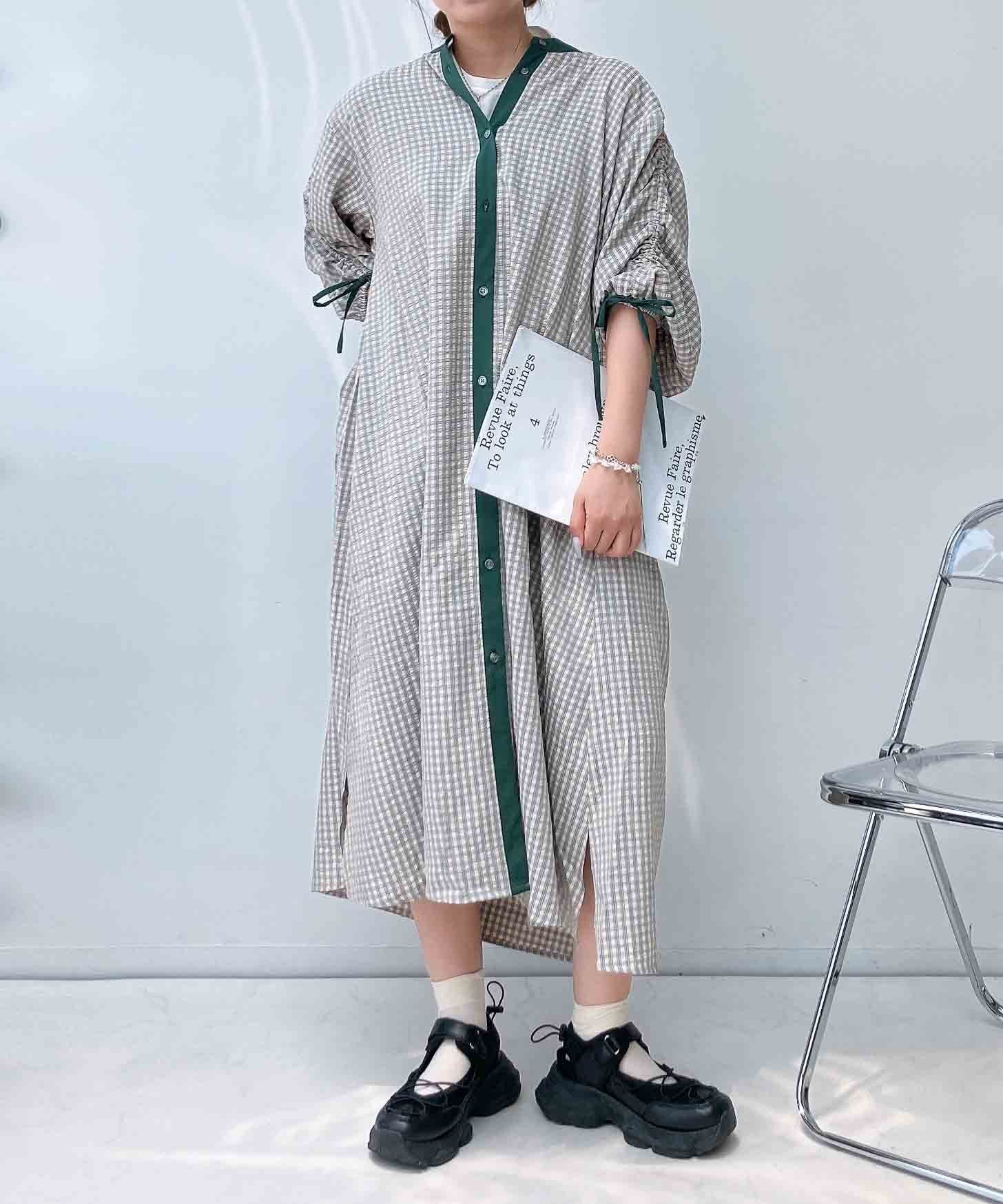 【アズノウアズ プラス/AS KNOW AS plus】の◯『ゆったりサイズ』『体型カバー』袖ドロストシャツワンピース 大人の最旬トレンドファッション＆コーディネート founy(ファウニー) 　ファッション　Fashion　レディースファッション　Fashion for Women　ワンピース　Dresses　シャツワンピース / 1枚で着映えコーデ　Shirt Dresses　シンプル　Simple, Minimal　羽織　Haori, Light Jacket　再入荷　Restock / Back in Stock　 other-1|ID: prp329100004980179 ipo3291000000037317177