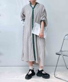 【アズノウアズ プラス/AS KNOW AS plus】の◯『ゆったりサイズ』『体型カバー』袖ドロストシャツワンピース 大人の最旬トレンドファッション＆コーディネート founy(ファウニー) ファッション Fashion レディースファッション Fashion for Women ワンピース Dresses シャツワンピース / 1枚で着映えコーデ Shirt Dresses シンプル Simple, Minimal 羽織 Haori, Light Jacket 再入荷 Restock / Back in Stock thumbnail BEXGRCHK|ID: prp329100004980179 ipo3291000000037317178