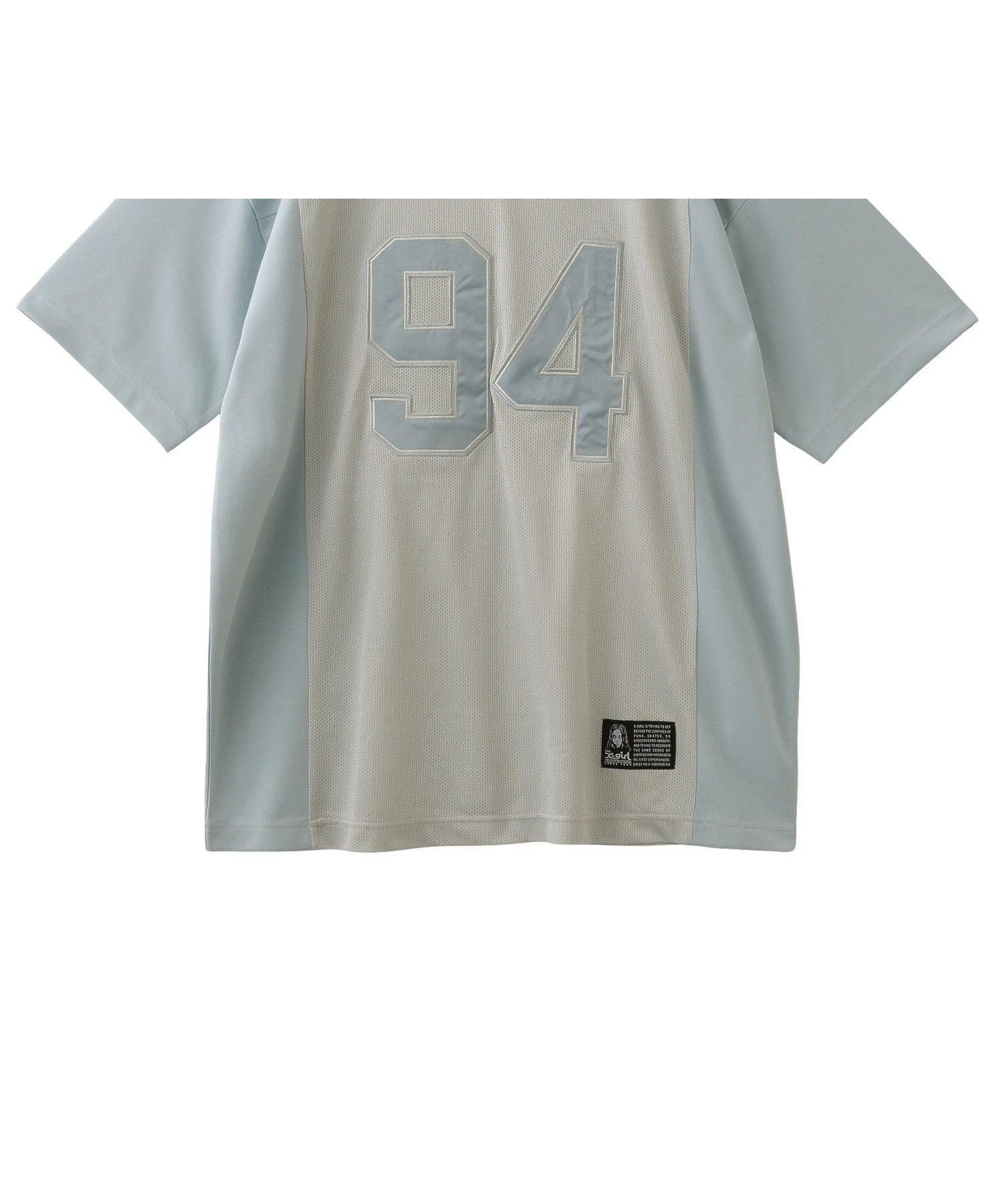 【エックスガール/X-girl】のFOOTBALL TEE DRESS インテリア・キッズ・メンズ・レディースファッション・服の通販 founy(ファウニー) 　ファッション　Fashion　レディースファッション　Fashion for Women　ワンピース　Dresses　フォーマル・パーティードレス・結婚式用ドレス　Elegant & Casual Dresses　春　Spring　グラフィック　Graphic, Graphic Design　ビッグ　Big, Oversized　半袖　Short Sleeve, Half Sleeve　ミニスカート　Mini Skirt, Short Skirt　メッシュ　Mesh, Net Fabric　S/S・春夏　SS, Spring/Summer, Warm Season　夏　Summer　LtBLUE|ID: prp329100004980181 ipo3291000000037317188