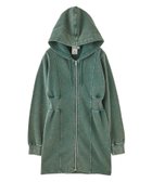 【エックスガール/X-girl】のDUSTY ZIP UP SWEAT HOODIE DRESS GREEN|ID: prp329100004980184 ipo3291000000037317198