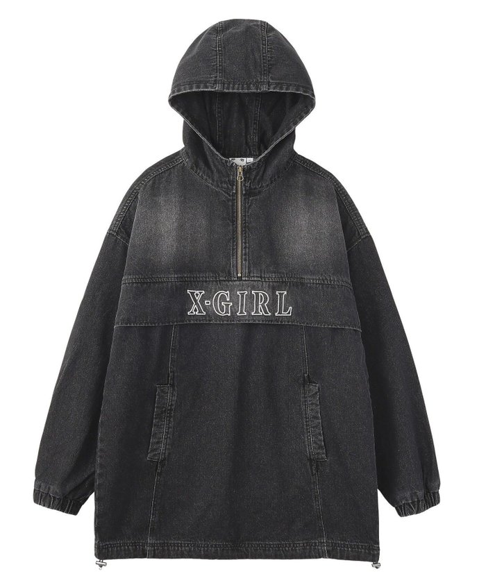 【エックスガール/X-girl】のDENIM ANORAK DRESS インテリア・キッズ・メンズ・レディースファッション・服の通販 founy(ファウニー) https://founy.com/ ファッション Fashion レディースファッション Fashion for Women ワンピース Dresses フォーマル・パーティードレス・結婚式用ドレス Elegant & Casual Dresses デニム Denim, Jeans Material ドローコード Drawcord, Drawstring Cord 長袖 Long Sleeve, Full Sleeve パーカー Hoodie, Parka フロント Front, Front Design ベーシック Basic, Essential ロング Long, Long-Length A/W・秋冬 Autumn/Winter おすすめ Recommended / Our Picks |ID: prp329100004980185 ipo3291000000037317199