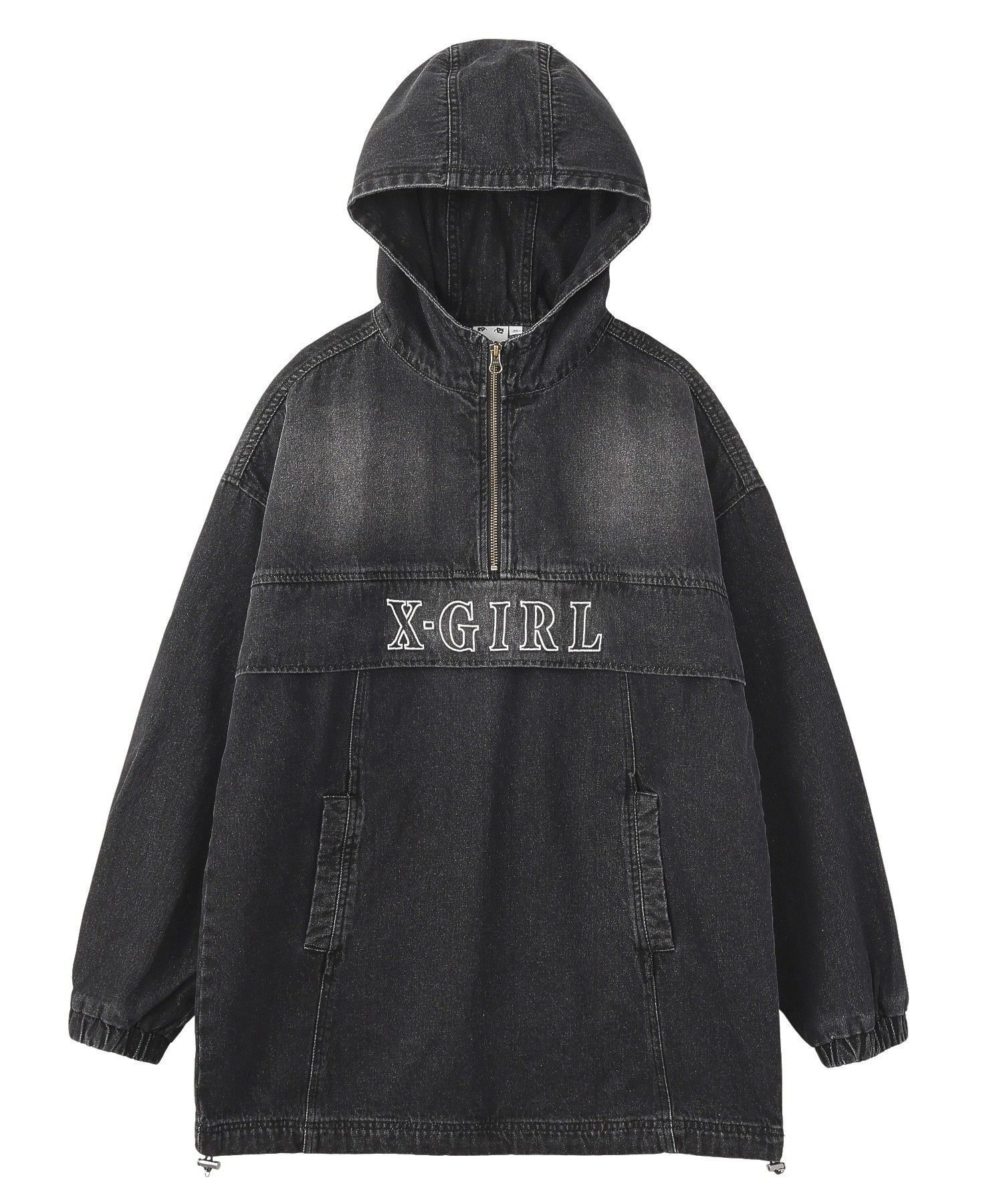 【エックスガール/X-girl】のDENIM ANORAK DRESS 大人の最旬トレンドファッション＆コーディネート founy(ファウニー) 　ファッション　Fashion　レディースファッション　Fashion for Women　ワンピース　Dresses　フォーマル・パーティードレス・結婚式用ドレス　Elegant & Casual Dresses　デニム　Denim, Jeans Material　ドローコード　Drawcord, Drawstring Cord　長袖　Long Sleeve, Full Sleeve　パーカー　Hoodie, Parka　フロント　Front, Front Design　ベーシック　Basic, Essential　ロング　Long, Long-Length　A/W・秋冬　Autumn/Winter　おすすめ　Recommended / Our Picks　 other-1|ID: prp329100004980185 ipo3291000000037317199