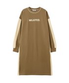 【ミルクフェド/MILKFED.】のSIDE LINE SWEAT DRESS 大人の最旬トレンドファッション＆コーディネート founy(ファウニー) ファッション Fashion レディースファッション Fashion for Women トップス・カットソー Cut & Sew Tops レディースパーカー・カジュアルフーディー Casual Hoodies & Sweatshirts スウェット・クルーネックトップス Sweatshirts & Crewnecks / Relaxed Fit Sweat Tops ワンピース Dresses フォーマル・パーティードレス・結婚式用ドレス Elegant & Casual Dresses スポーティ Sporty, Casual Athletic 楽ちん Easy Fit, Comfortable お家時間・ステイホーム Stay Home / At Home thumbnail BROWN|ID: prp329100004980186 ipo3291000000037317205