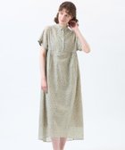 【マッキントッシュ フィロソフィー/MACKINTOSH PHILOSOPHY】のSnowblue Garden サイドギャザーワンピース 大人の最旬トレンドファッション＆コーディネート founy(ファウニー) ファッション Fashion レディースファッション Fashion for Women ワンピース Dresses ヴィンテージ Vintage Style 春 Spring ギャザー Gathered, Ruffled 今季 This Season, Current Season フラワー Flower, Floral フレア Flare, Flared フロント Front, Front Design プリント Print, Printed Pattern レギュラー Regular, Standard Fit おすすめ Recommended / Our Picks 夏 Summer エレガント 上品 Elegant thumbnail ベージュ|ID: prp329100004980199 ipo3291000000037317248