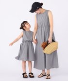 【シップス/SHIPS】の【SHIPS KIDS別注】ARCH LINE 家族おそろい/WOMENS SOLOTEX ワンピース 大人の最旬トレンドファッション＆コーディネート founy(ファウニー) ファッション Fashion レディースファッション Fashion for Women ワンピース Dresses 春 Spring ギンガム Gingham, Gingham Fabric 吸水 Absorbent, Quick-Dry シャーリング Shirring, Ruched ショーツ Shorts, Short Pants スペシャル Special, Limited Edition チェック Check, Plaid, Tartan 定番 Standard, Basic Item フェミニン Feminine, Girly ブラウジング Blouson Silhouette, Cinched Waist 別注 Limited Edition, Custom Order マキシ Maxi, Full Length リラックス Relax, Relaxed Fit S/S・春夏 SS, Spring/Summer, Warm Season お家時間・ステイホーム Stay Home / At Home 夏 Summer 2026年 2026 2026春夏・S/S Spring/Summer 2026 SS26 thumbnail ネイビー|ID: prp329100004980204 ipo3291000000037317263