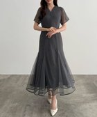 【ジュノア/JUNOAH】のCENEA 2wayチュールマーメイドワンピース 大人の最旬トレンドファッション＆コーディネート founy(ファウニー) ファッション Fashion レディースファッション Fashion for Women ワンピース Dresses ウォッシュ Washed Finish タンブラー Tumbler, Travel Mug ダメージ Distressed, Destroyed チュール Tulip, Tulip Motif ネップ Nepp, Slub Yarn プリント Print, Printed Pattern おすすめ Recommended / Our Picks thumbnail チャコール|ID: prp329100004980223 ipo3291000000037317322