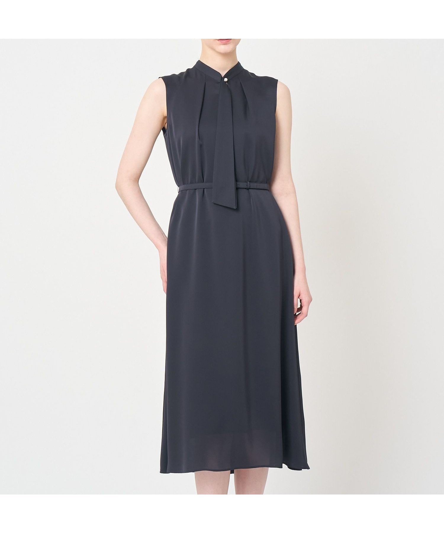 【アナイ/ANAYI】のベネシャン2WAYタイ付き ワンピース インテリア・キッズ・メンズ・レディースファッション・服の通販 founy(ファウニー) 　ファッション　Fashion　レディースファッション　Fashion for Women　ワンピース　Dresses　エレガント 上品　Elegant　パターン　Pattern, Design Print　パール　Pearl, Pearl Accent　ペチコート　Petticoat, Underskirt　夏　Summer　S/S・春夏　SS, Spring/Summer, Warm Season　ビジネス 仕事 通勤　Business / Work / Commuting　navy|ID: prp329100004980227 ipo3291000000037317340