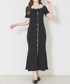 【ミッシュマッシュ/MISCH MASCH】のレースフリルニットワンピース MM627423 ブラック|ID: prp329100004980231 ipo3291000000037317354