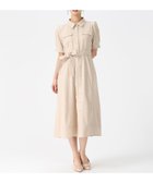 【ミッシュマッシュ/MISCH MASCH】のステッチ配色パフスリーブシャツワンピース MM627425 ベージュ|ID: prp329100004980234 ipo3291000000037317363