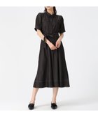 【ミッシュマッシュ/MISCH MASCH】のステッチ配色パフスリーブシャツワンピース MM627425 ブラック|ID: prp329100004980234 ipo3291000000037317364