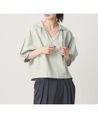 【ビューティ&ユース ユナイテッドアローズ/BEAUTY&YOUTH / UNITED ARROWS】のコットン麻 スキッパー チュニック ウォッシャブル LIME|ID: prp329100004980238 ipo3291000000037317374