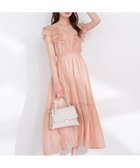 【プロポーション ボディドレッシング/PROPORTION BODY DRESSING】のラッフルスリーブワンピース 26SS 大人の最旬トレンドファッション＆コーディネート founy(ファウニー) ファッション Fashion レディースファッション Fashion for Women ワンピース Dresses 2026年 2026 2026春夏・S/S Spring/Summer 2026 SS26 シアー Sheer, See-Through トレンド Trend, Trending Now ラッフル Ruffle, Frill thumbnail ピンク|ID: prp329100004980239 ipo3291000000037317380