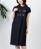 【スタジオピッコーネ/STUDIO PICONE】の【スタジオピッコーネ公式】ツイルジャージー刺繍ワンピース ネイビー|ID: prp329100004980241 ipo3291000000037317386