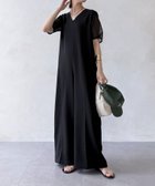 【ドゥドゥ/DouDou】の【WEB限定】袖メッシュオールインワン 大人の最旬トレンドファッション＆コーディネート founy(ファウニー) ファッション Fashion レディースファッション Fashion for Women トップス・カットソー Cut & Sew Tops ワンピース Dresses オールインワン・ワンピース Dresses and Jumpsuits シンプル Simple, Minimal スマート Smart, Elegant メッシュ Mesh, Net Fabric リラックス Relax, Relaxed Fit 楽ちん Easy Fit, Comfortable S/S・春夏 SS, Spring/Summer, Warm Season 再入荷 Restock / Back in Stock 夏 Summer 2026年 2026 2026春夏・S/S Spring/Summer 2026 SS26 thumbnail ブラック|ID: prp329100004980246 ipo3291000000037317404