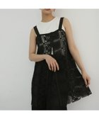 【ヘラム/hellam】のクロシェレース配色チュニックキャミ 大人の最旬トレンドファッション＆コーディネート founy(ファウニー) ファッション Fashion レディースファッション Fashion for Women トップス・カットソー Cut & Sew Tops キャミソール&ノースリーブ Camisoles & Sleeveless Tops キャミワンピース Cami Dress, Slip Dress 夏 Summer 春 Spring S/S・春夏 SS, Spring/Summer, Warm Season thumbnail ブラック|ID: prp329100004980248 ipo3291000000037317412