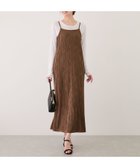 【ジャイロ/JAYRO】のなみピンタックキャミワンピース 大人の最旬トレンドファッション＆コーディネート founy(ファウニー) ファッション Fashion レディースファッション Fashion for Women ワンピース Dresses キャミソールワンピース Camisole Dresses インナー Innerwear ウェーブ Wavy Pattern カーディガン Cardigan, Knitwear キャミワンピース Cami Dress, Slip Dress シンプル Simple, Minimal ストレート Straight, Straight Cut タンク Tank Top, Sleeveless Top デニム Denim, Jeans Material トレンド Trend, Trending Now ポケット Pocket, Pocket Detail ラップ Wrap, Wrap Design リラックス Relax, Relaxed Fit ロング Long, Long-Length thumbnail ダークブラウン(20)|ID: prp329100004980252 ipo3291000000037317425