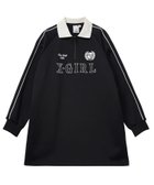 【エックスガール/X-girl】のHALF ZIP JERSEY DRESS BLACK|ID: prp329100004980255 ipo3291000000037390616