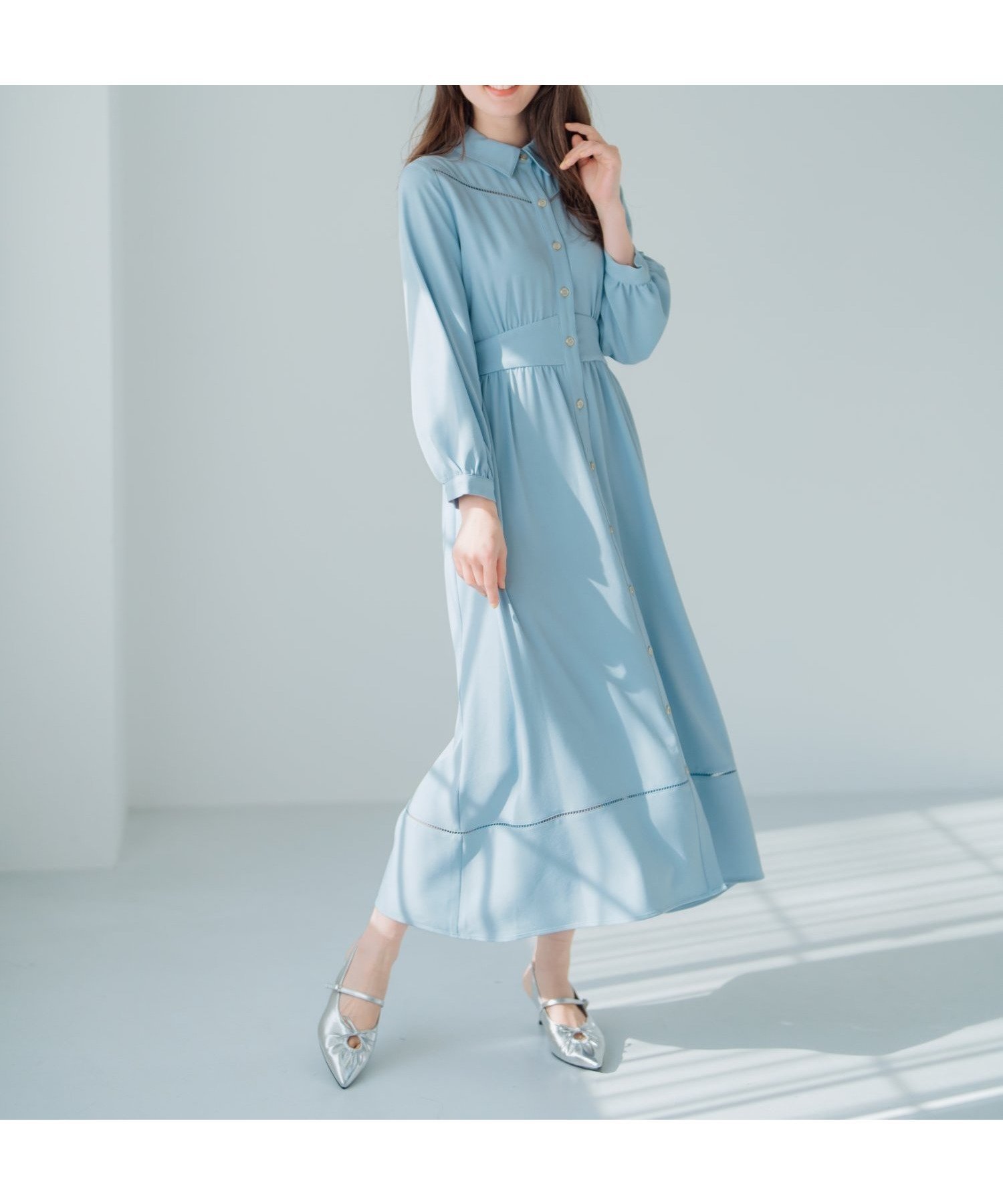 【ミッシュマッシュ/MISCH MASCH】のハシゴレース切替シャツワンピース/MM517418 大人の最旬トレンドファッション＆コーディネート founy(ファウニー) 　ファッション　Fashion　レディースファッション　Fashion for Women　ワンピース　Dresses　シャツワンピース / 1枚で着映えコーデ　Shirt Dresses　切替　Switching, Contrast Panel　 other-1|ID: prp329100004980262 ipo3291000000037317457